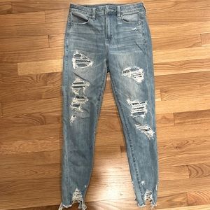 Womens American eagle skinny jeans high rise
